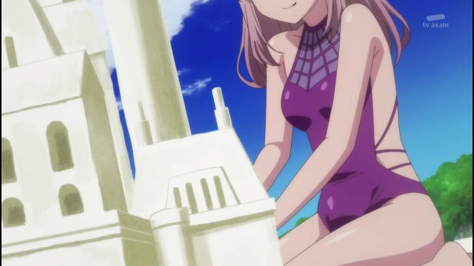 Anime Kuroizu-san of the Phantom Development Department In episode 9, girls' erotic swimsuit etc! 19