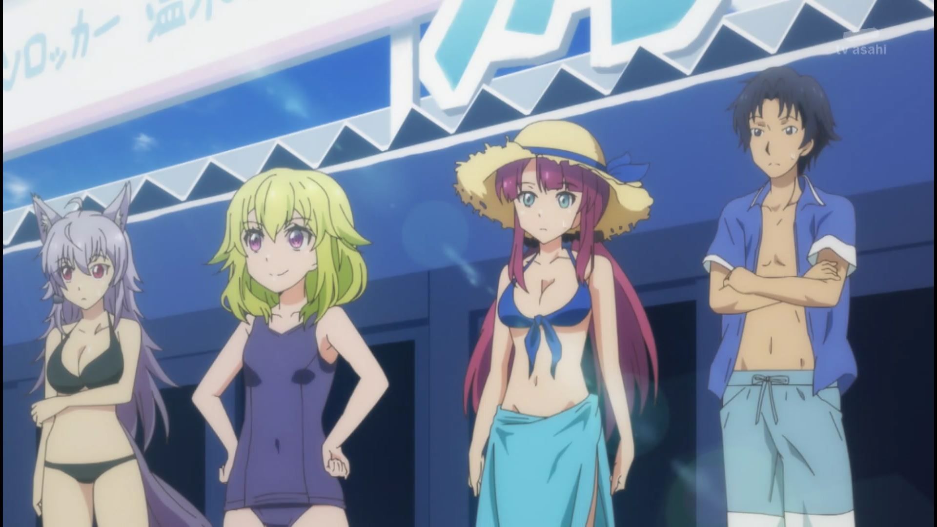 Anime Kuroizu-san of the Phantom Development Department In episode 9, girls' erotic swimsuit etc! 2
