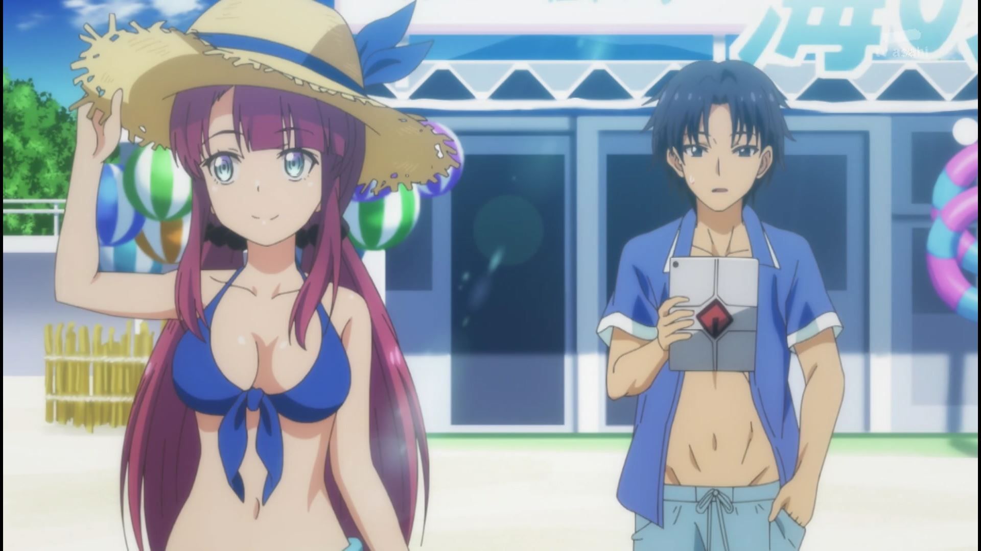 Anime Kuroizu-san of the Phantom Development Department In episode 9, girls' erotic swimsuit etc! 3