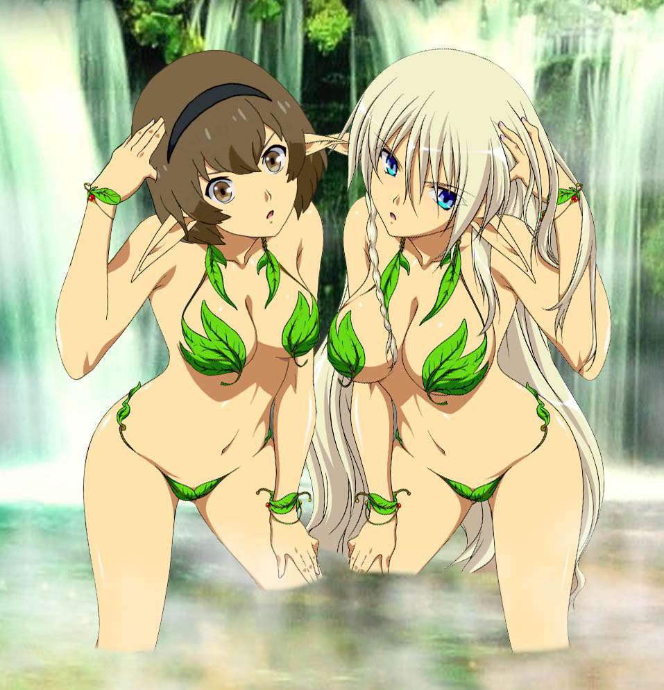 [It's so easy] secondary erotic painting of girls wearing leaf bikini ... 15