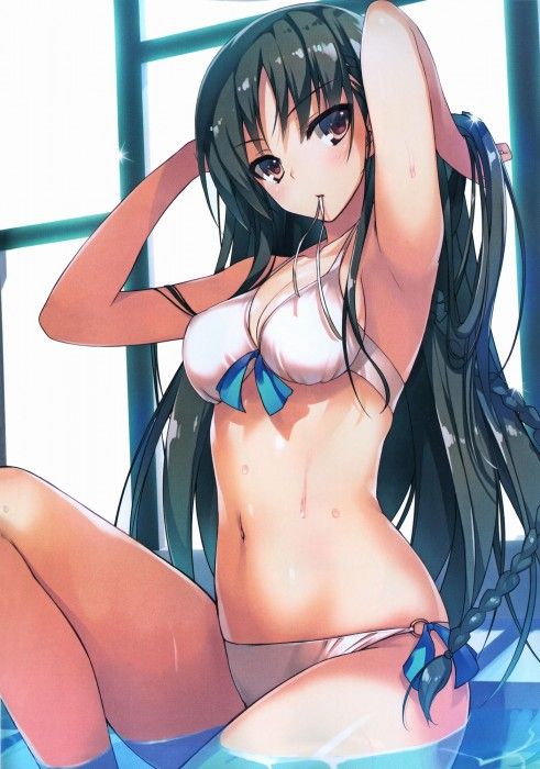 【Secondary erotic】 Here is the erotic image of a girl wearing a swimsuit and showing beautiful half-nakedness 1