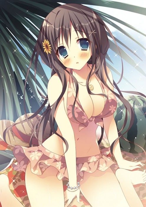 【Secondary erotic】 Here is the erotic image of a girl wearing a swimsuit and showing beautiful half-nakedness 17