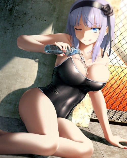 【Secondary erotic】 Here is the erotic image of a girl wearing a swimsuit and showing beautiful half-nakedness 25