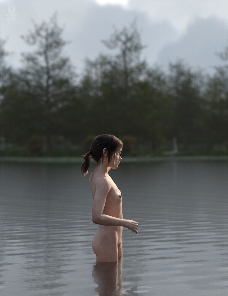 [Selected 120 photos] Secondary image of a 3DCG insanely erotic naked loli beautiful girl 51