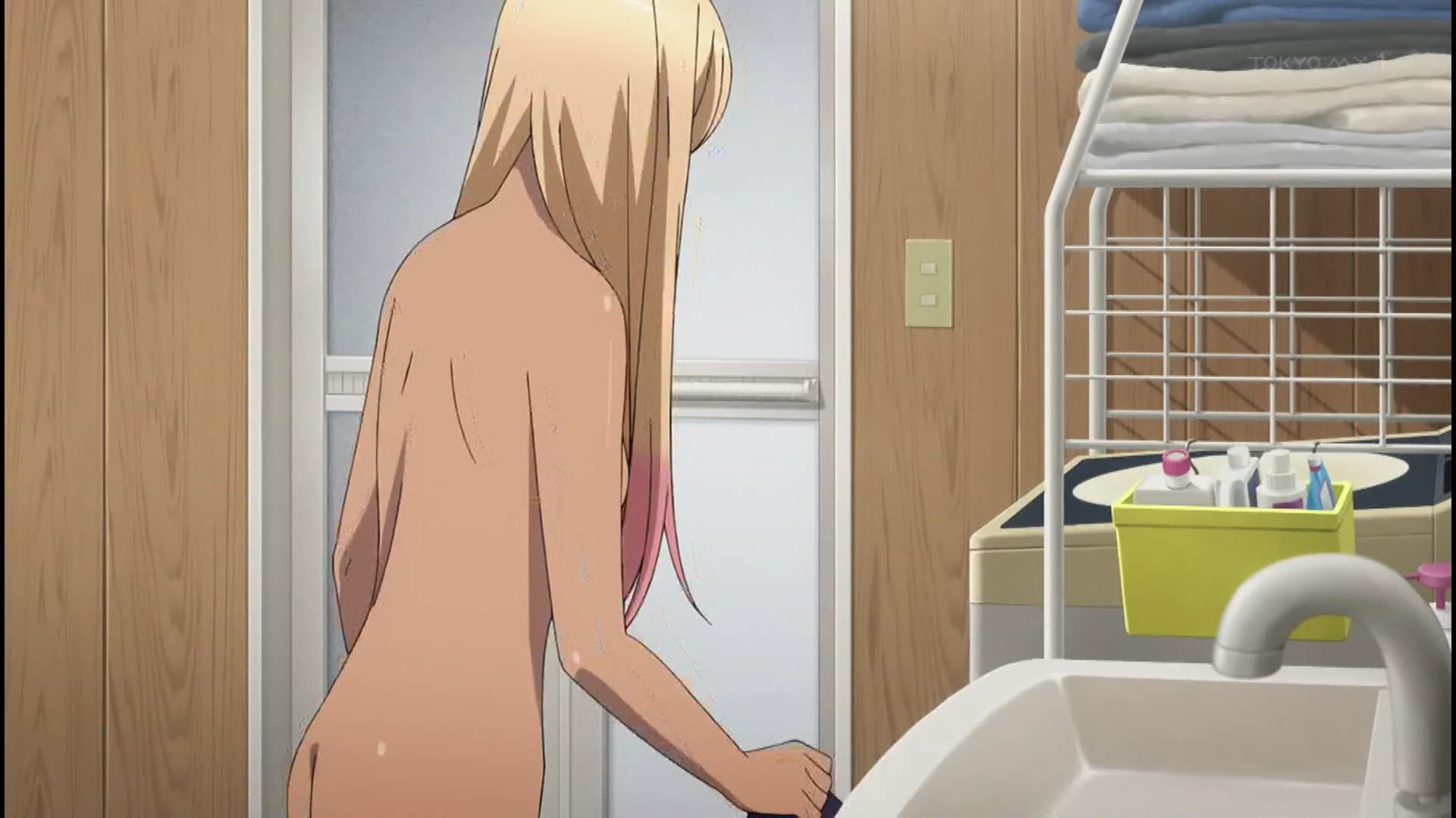 Anime "The dress-up doll falls in love" In episode 10, girls' erotic brown naked and erotic under milk! 15