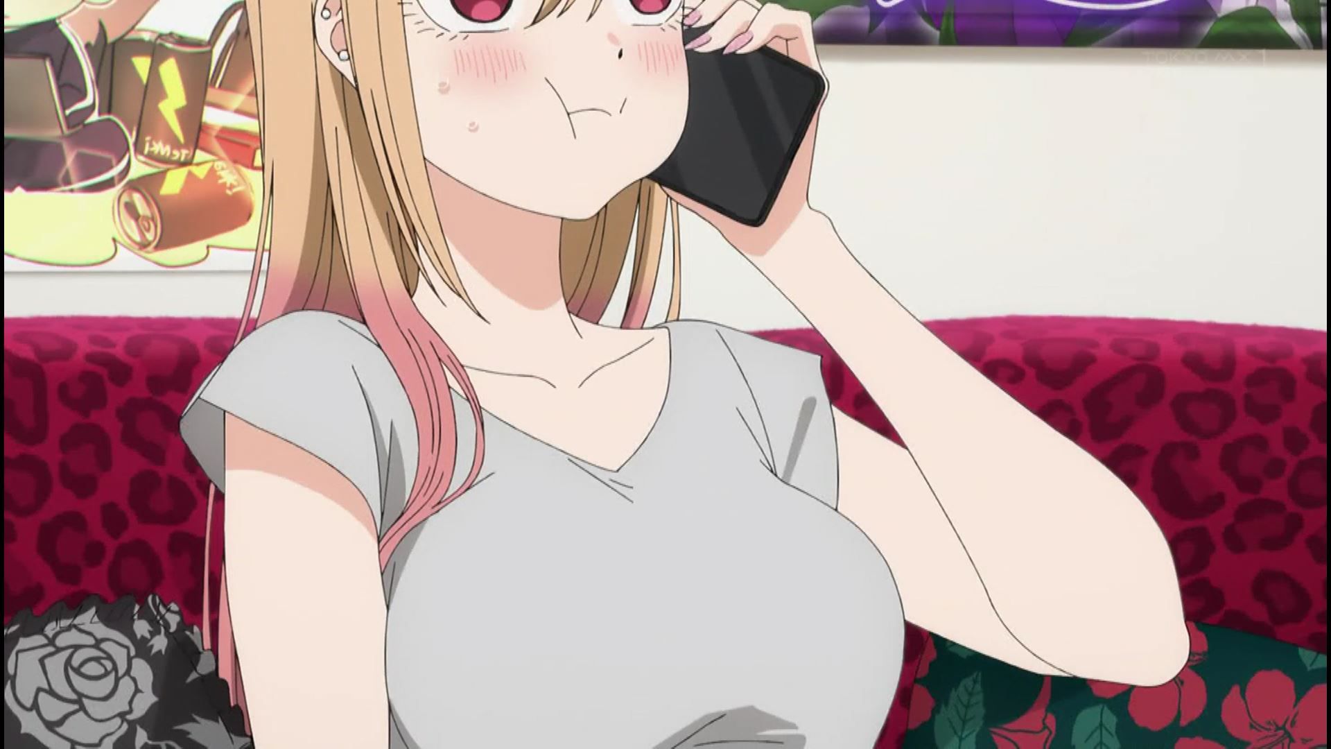 Anime "The dress-up doll falls in love" In episode 10, girls' erotic brown naked and erotic under milk! 3