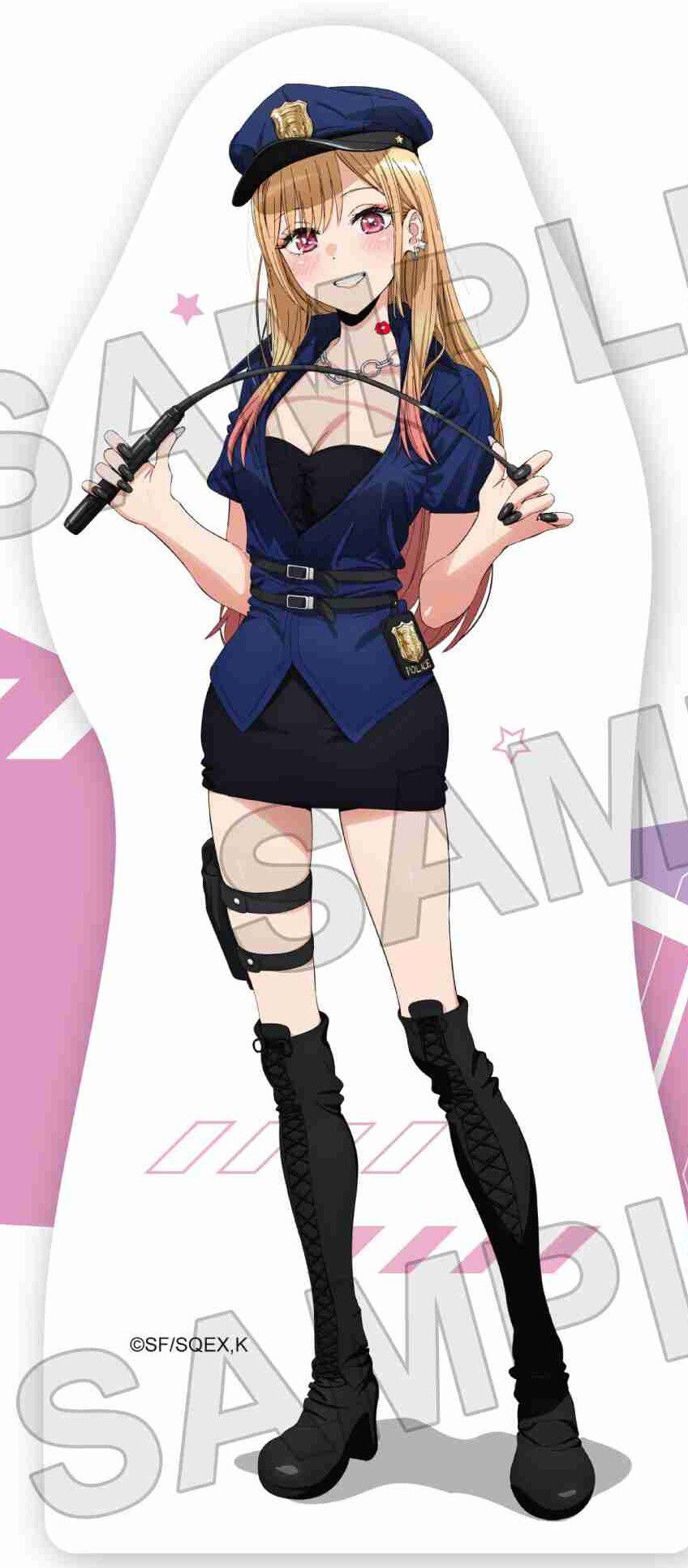 The dress-up doll falls in love Erotic illustration goods of lewd police officer cosplay of erotic 13