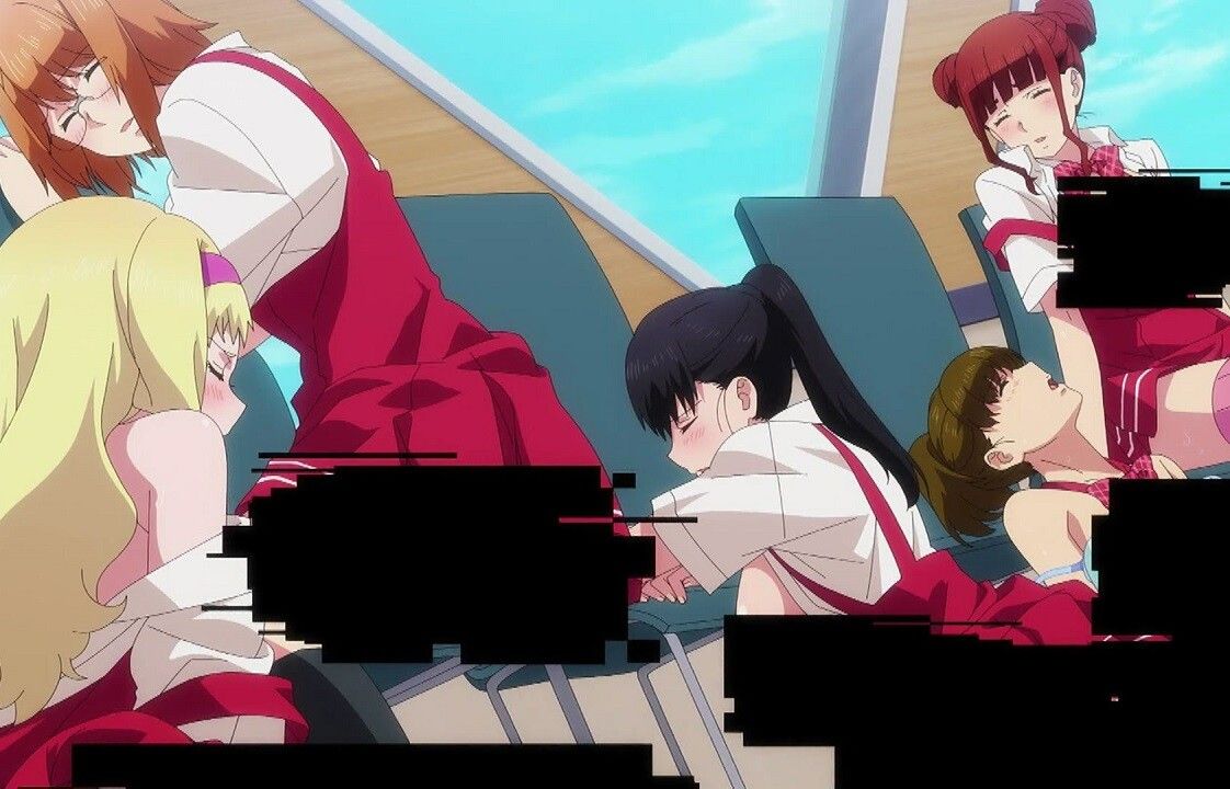 The scene that commits girls in turn in the anime Doomsday Harlem 9 episodes! 1