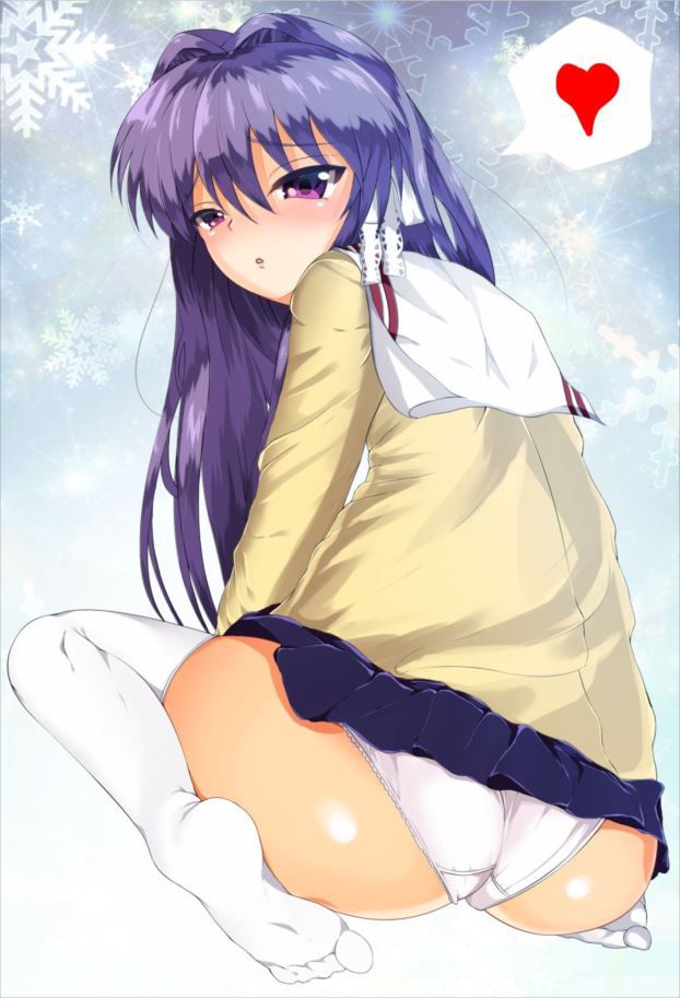 CLANNAD Erotic image summary that makes you want to go to the world of two dimensions and want to go to Fujibayashi An and you very much 16