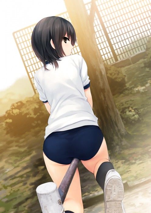 【Secondary erotic】 Here is an erotic image where the lower body is legally seen in bloomers 8