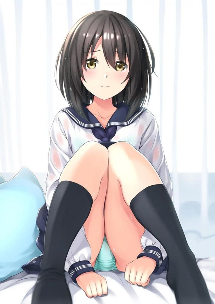 【Secondary erotic】 Here is an erotic image of a girl who shows off pants on purpose to a man 3
