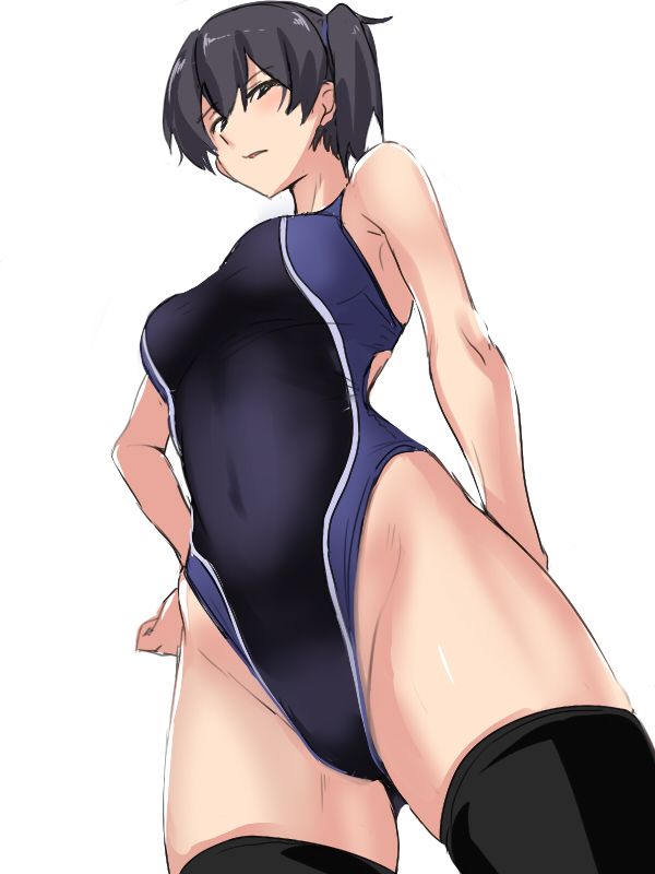 [Secondary erotic] girl wearing a swimming swimsuit and showing off the body of pitch pichi [30 sheets] 6