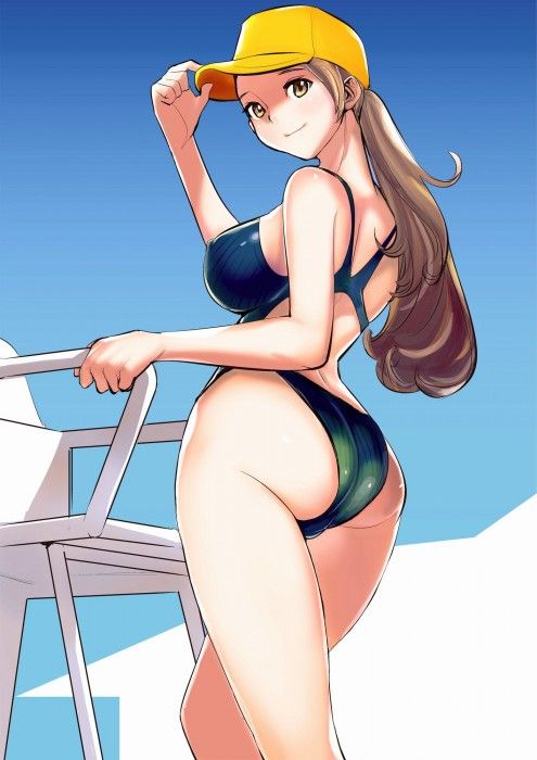 [Secondary erotic] girl wearing a swimming swimsuit and showing off the body of pitch pichi [30 sheets] 9