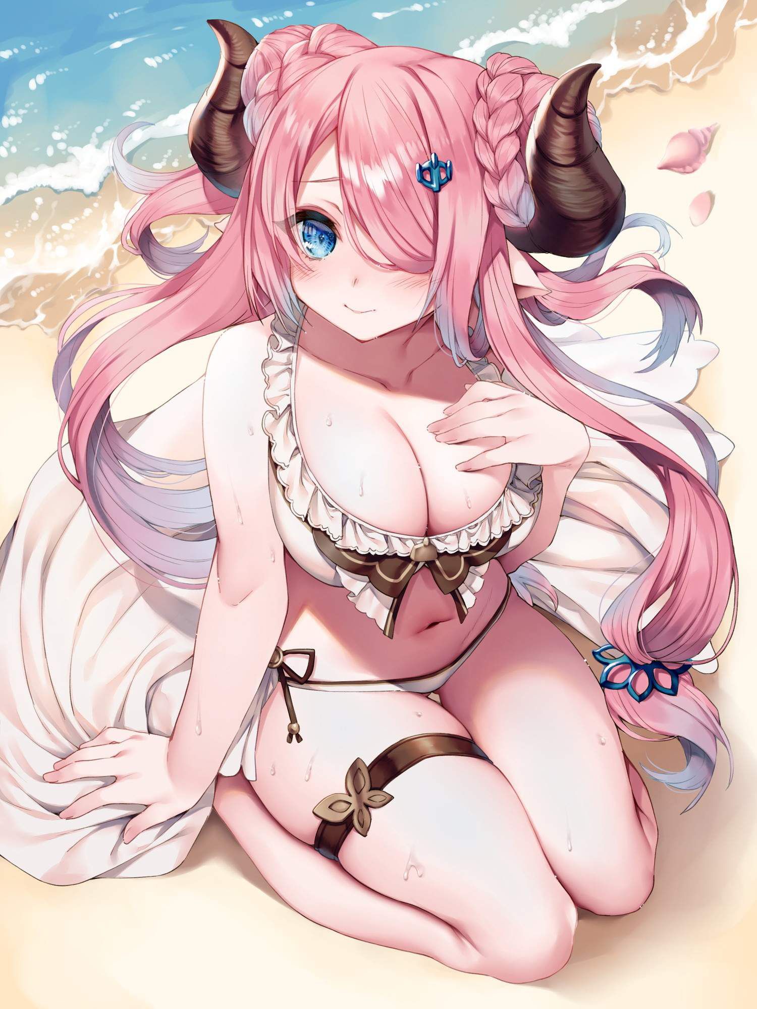 Erotic image that comes out just by imagining nalmea's masturbation figure [Granblue Fantasy] 4