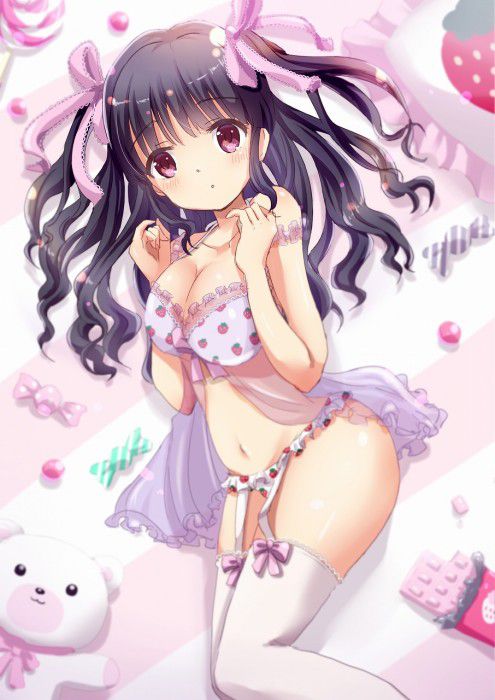 【Secondary erotic】 Here is an erotic image of a girl in underwear who will be excited more excited than naked 18