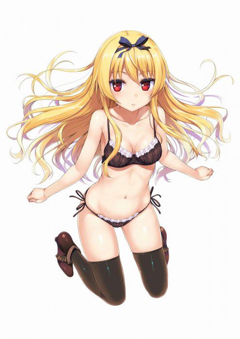 【Secondary erotic】 Here is an erotic image of a girl in underwear who will be excited more excited than naked 6