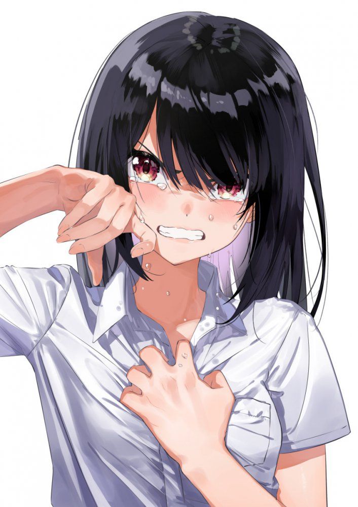 【Secondary】Image of a girl clenching her teeth Part 2 1