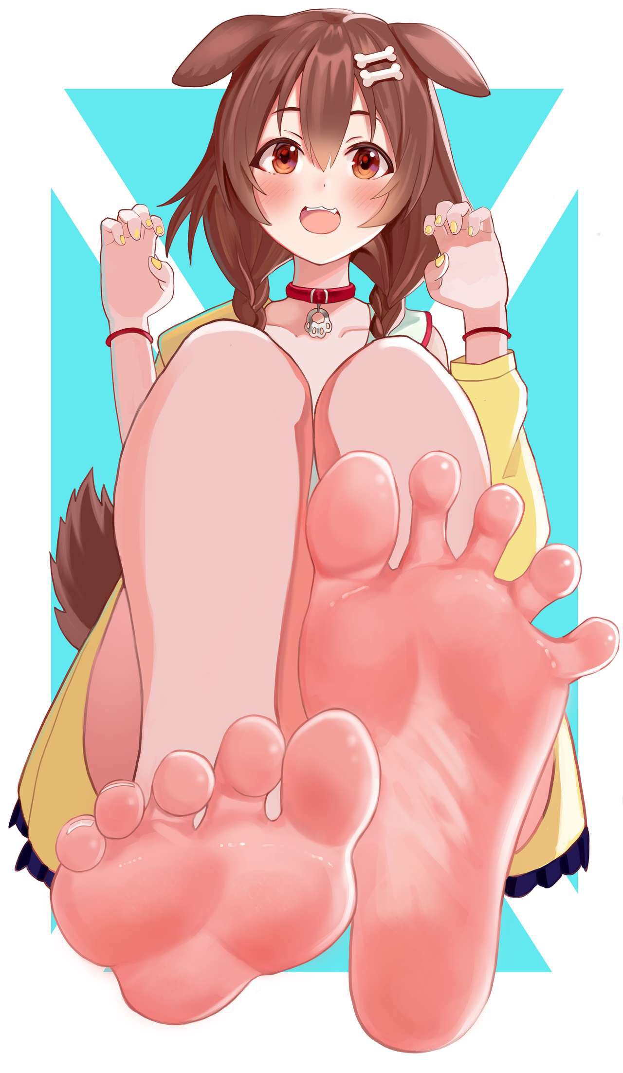 Safebooru _ hololive barefoot 141