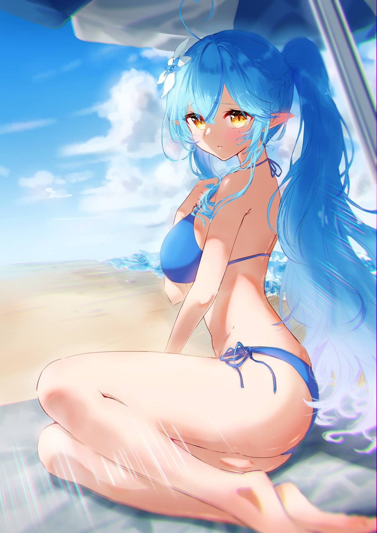 Safebooru _ hololive barefoot 73