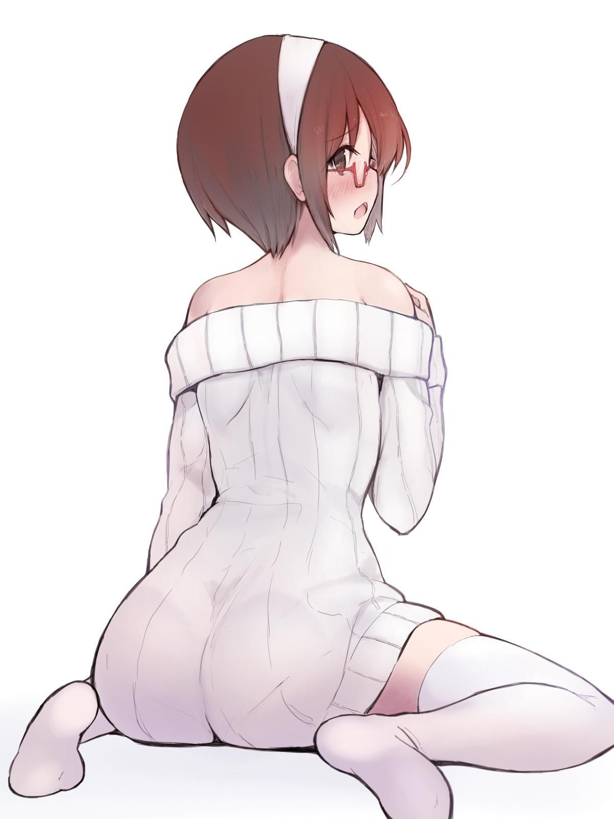 【Secondary erotic】 Here is an erotic image of a girl wearing a tight costume so that you can see the panty line 18