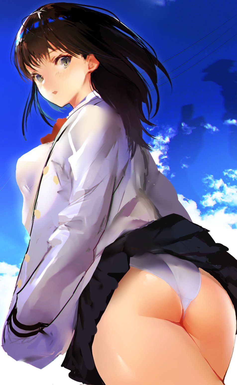 Erotic anime summary Black hair girls irresistibly and echi erotic image [secondary erotic] 14