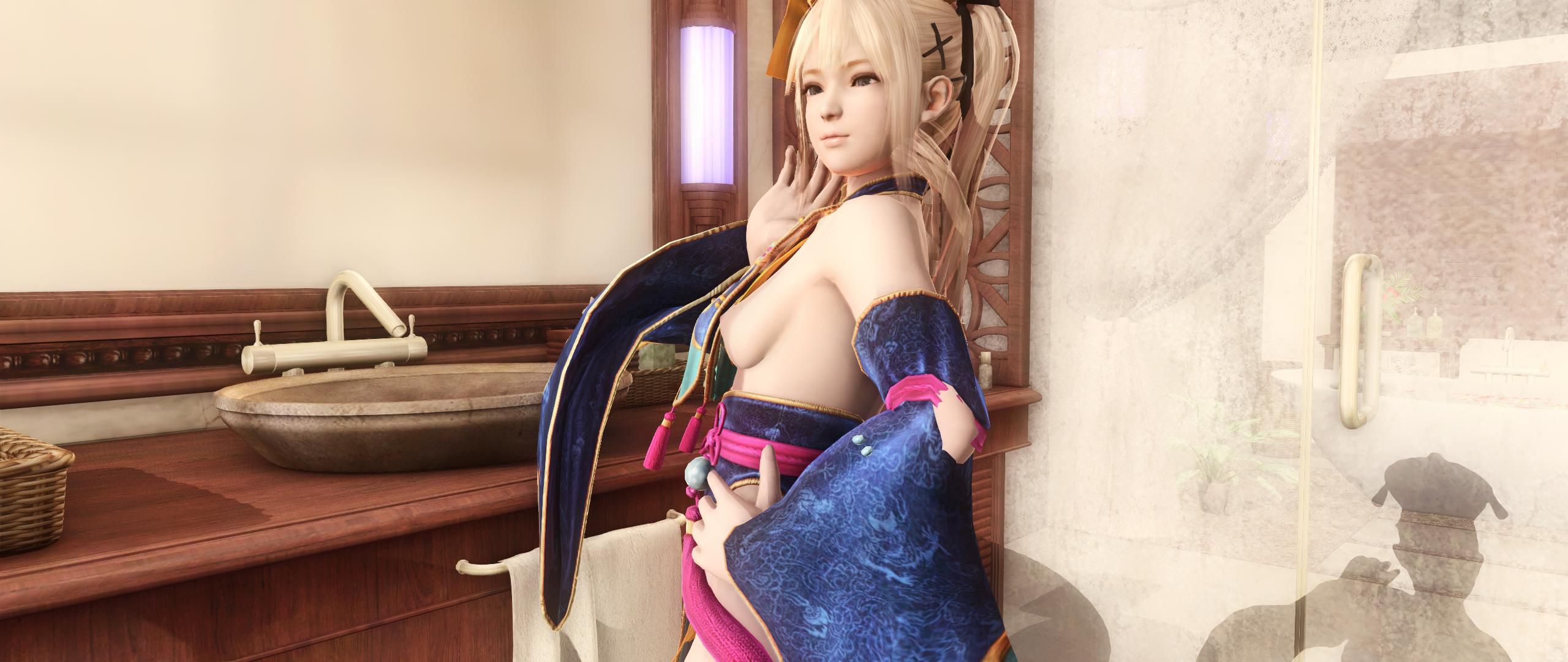 【Image】 DOA5 naked mod made by myself but too erotic wwwwww 4