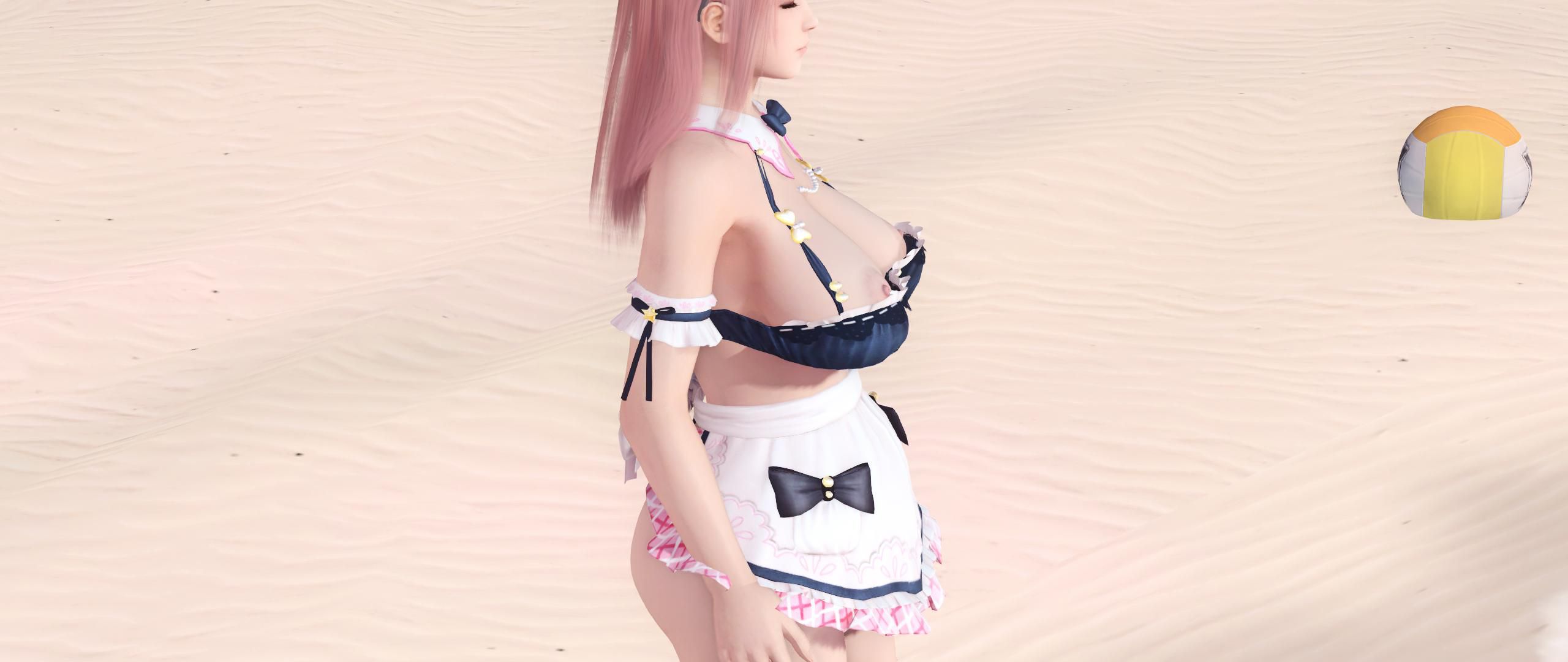 【Image】 DOA5 naked mod made by myself but too erotic wwwwww 8