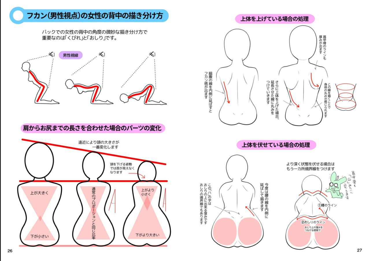 Tutorials and Poses for Hentai 1 - Doggy Style R-18解説＆ポーズ集1 基本の後背位（バック） 15