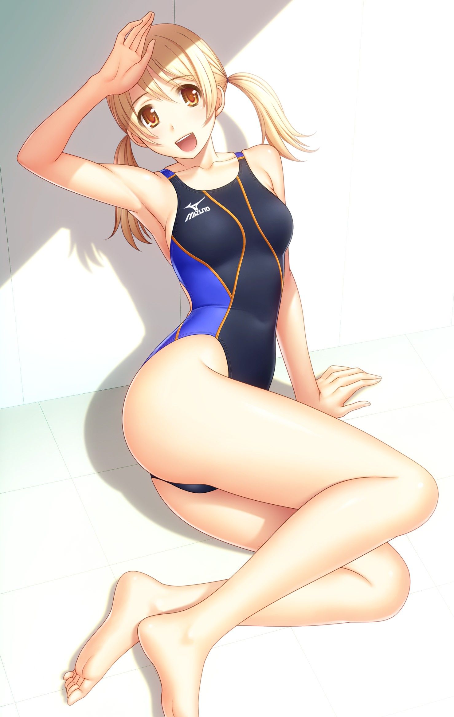 【Secondary】Erotic image excited by a girl wearing a pitch pichi swimming swimsuit 21