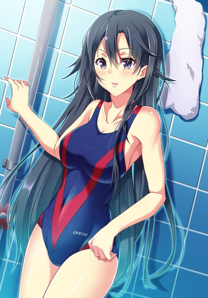 【Secondary】Erotic image excited by a girl wearing a pitch pichi swimming swimsuit 32