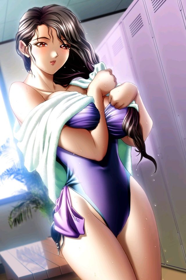 【Secondary】Erotic image excited by a girl wearing a pitch pichi swimming swimsuit 38