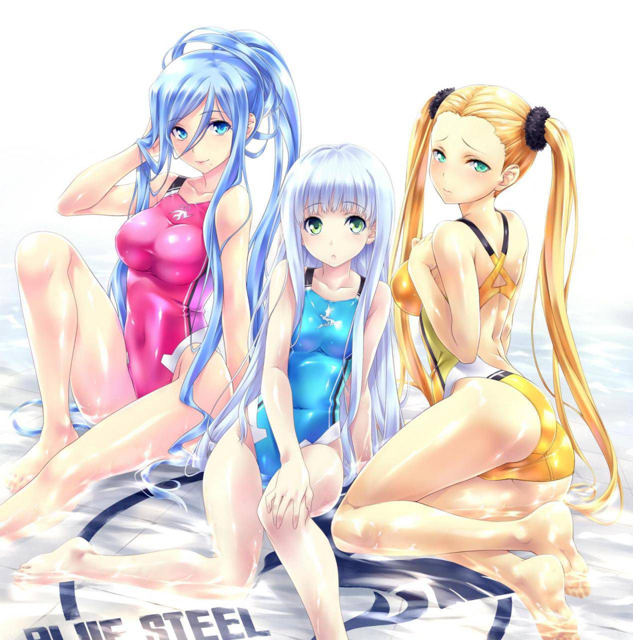 【Secondary】Erotic image excited by a girl wearing a pitch pichi swimming swimsuit 42
