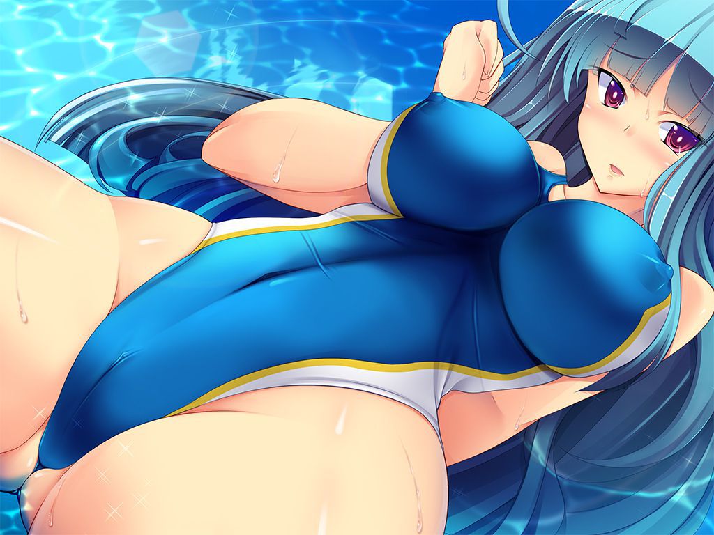 【Secondary】Erotic image excited by a girl wearing a pitch pichi swimming swimsuit 49