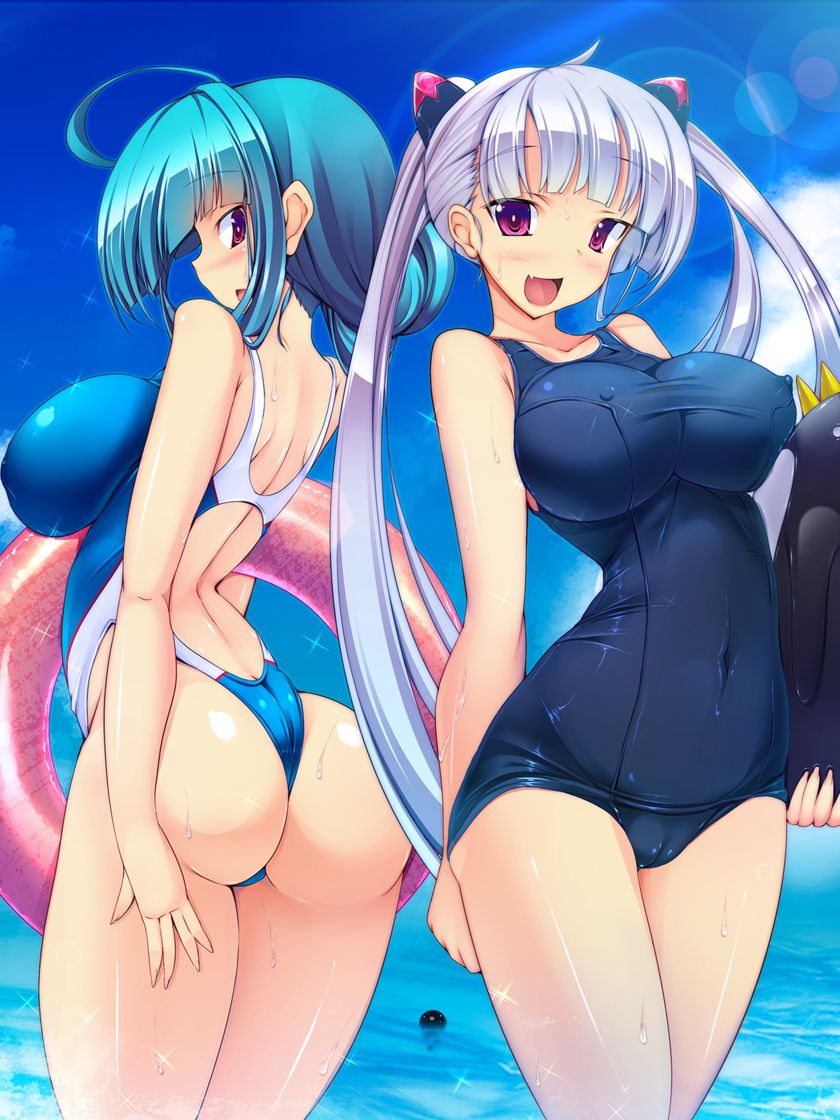 【Secondary】Erotic image excited by a girl wearing a pitch pichi swimming swimsuit 5