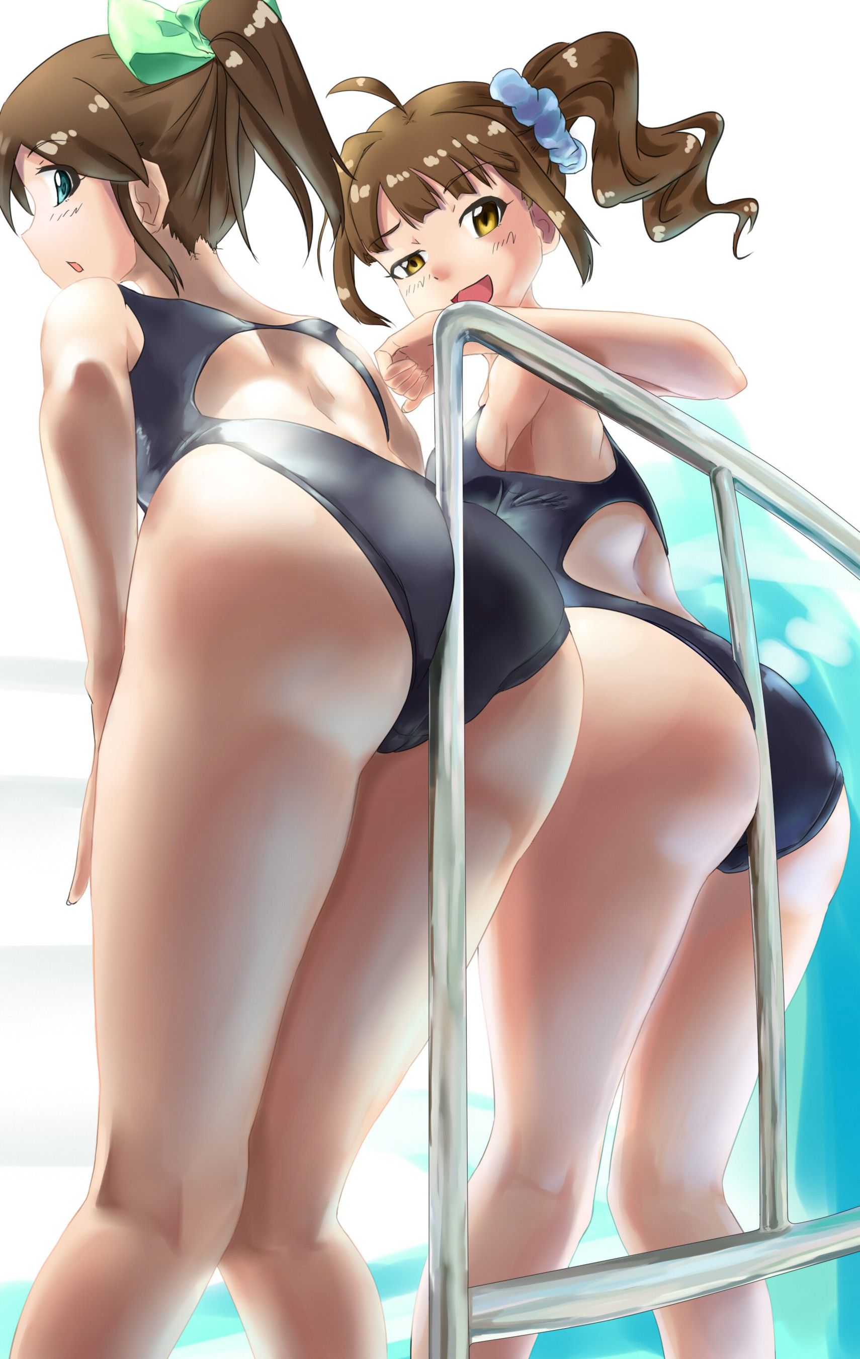 【Secondary】Erotic image excited by a girl wearing a pitch pichi swimming swimsuit 9