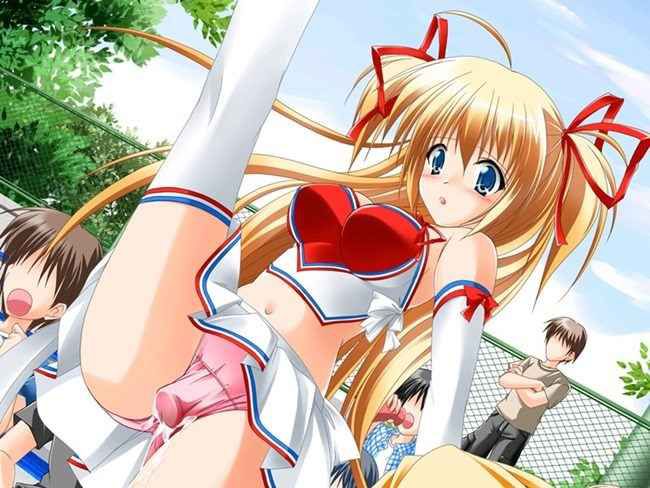 【Erotic Anime Summary】 Image collection of the appearance that the beautiful girls and beautiful girls of the cheerleader show without hail [38 sheets] 15