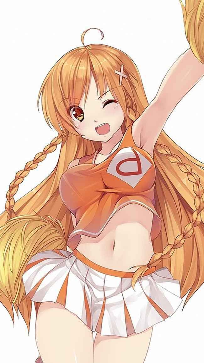 【Erotic Anime Summary】 Image collection of the appearance that the beautiful girls and beautiful girls of the cheerleader show without hail [38 sheets] 26