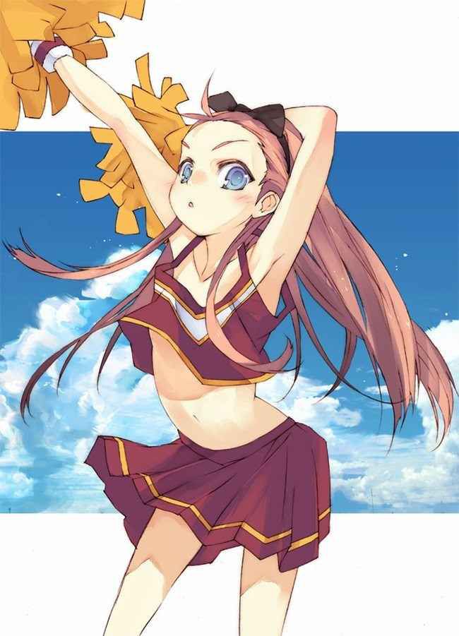 【Erotic Anime Summary】 Image collection of the appearance that the beautiful girls and beautiful girls of the cheerleader show without hail [38 sheets] 28