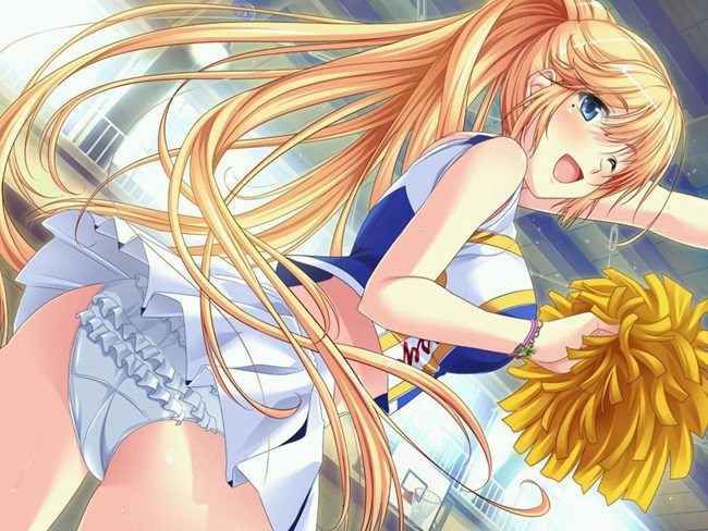 【Erotic Anime Summary】 Image collection of the appearance that the beautiful girls and beautiful girls of the cheerleader show without hail [38 sheets] 29