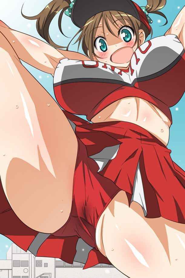 【Erotic Anime Summary】 Image collection of the appearance that the beautiful girls and beautiful girls of the cheerleader show without hail [38 sheets] 35