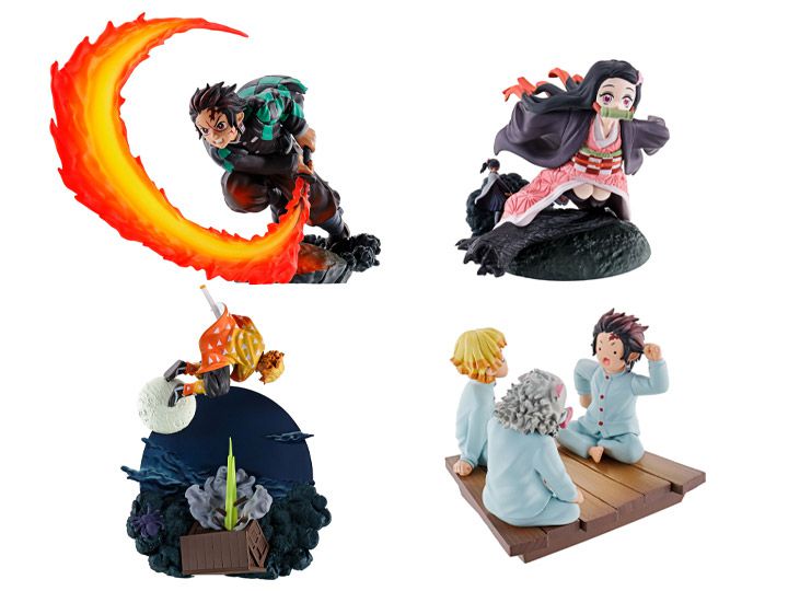 Demon Slayer: Kimetsu no Yaiba Scenery Part 1 Box of 4 Figures [bigbadtoystore.com] Demon Slayer: Kimetsu no Yaiba Scenery Part 1 Box of 4 Figures 1