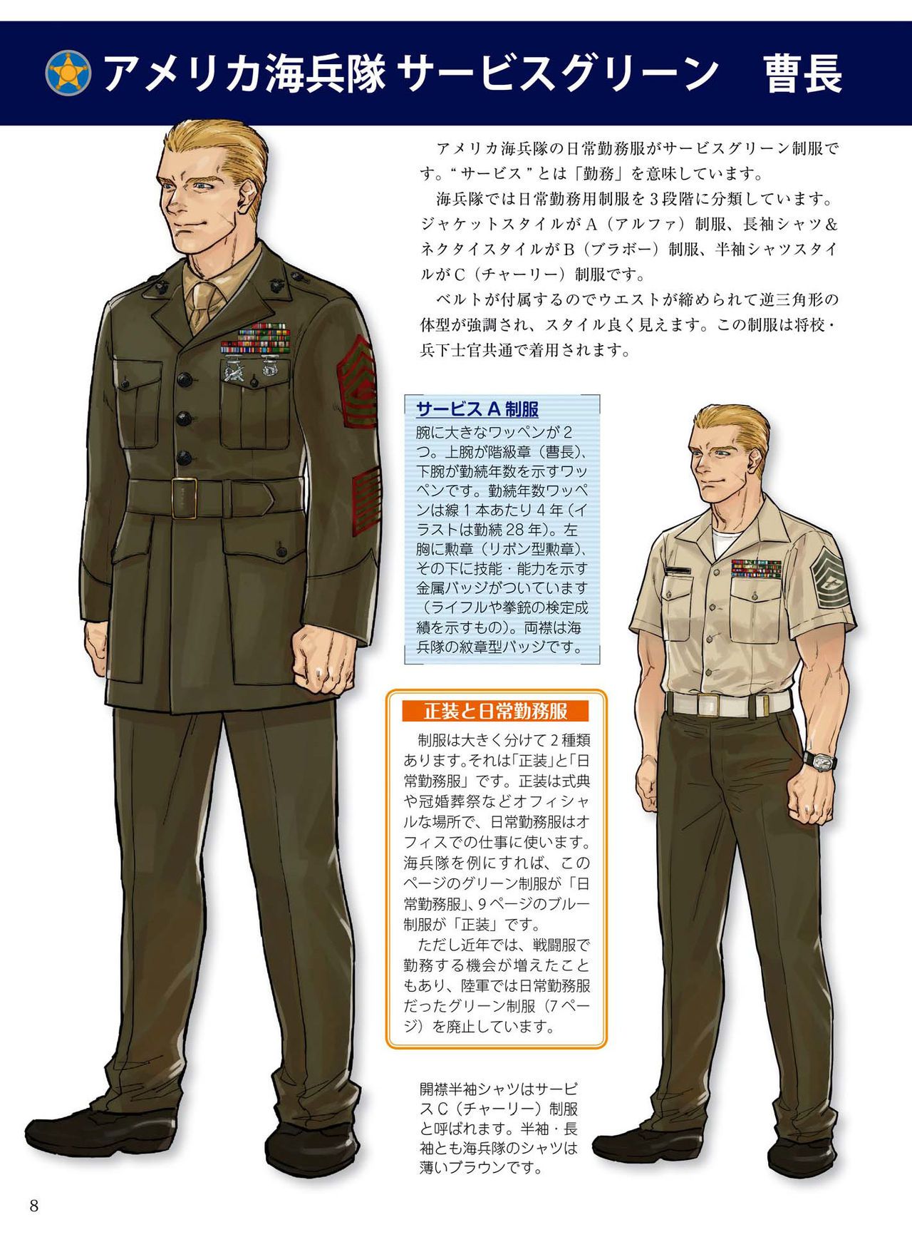 How to draw military uniforms and uniforms From Self-Defense Forces 軍服・制服の描き方 アメリカ軍・自衛隊の制服から戦闘服まで 11