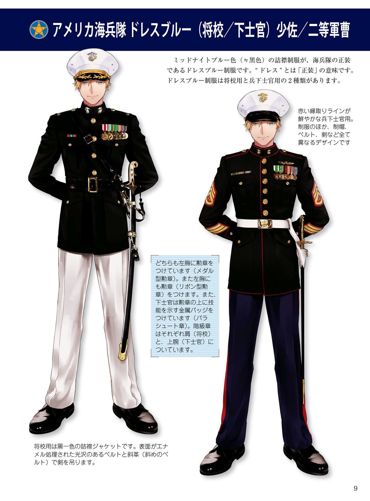 How to draw military uniforms and uniforms From Self-Defense Forces 軍服・制服の描き方 アメリカ軍・自衛隊の制服から戦闘服まで 12