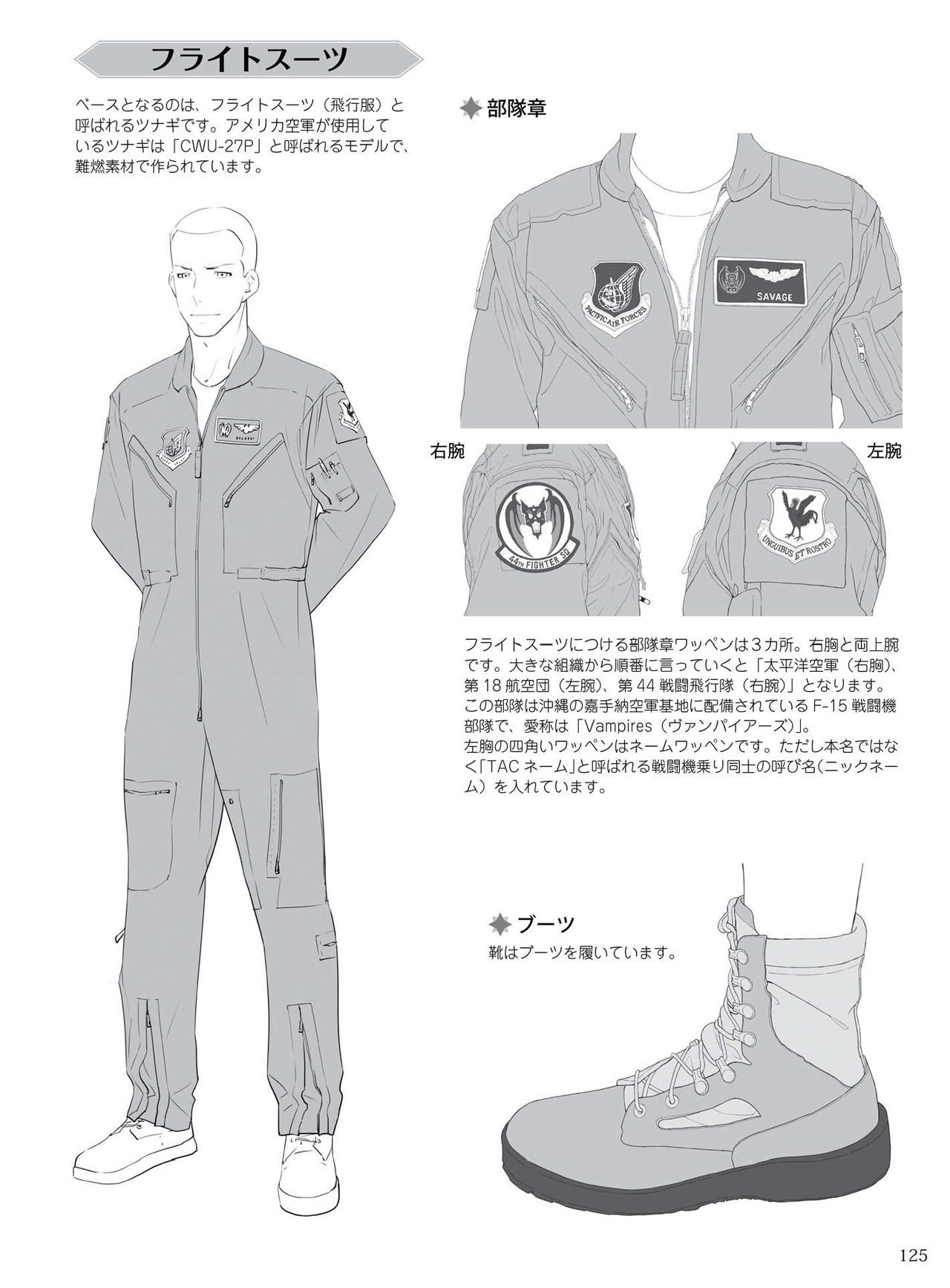 How to draw military uniforms and uniforms From Self-Defense Forces 軍服・制服の描き方 アメリカ軍・自衛隊の制服から戦闘服まで 128