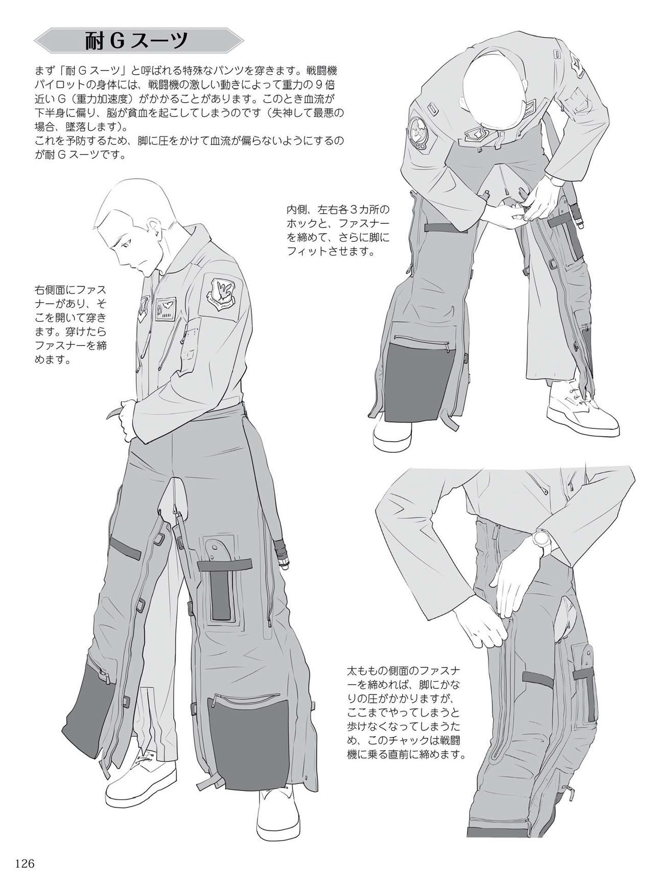 How to draw military uniforms and uniforms From Self-Defense Forces 軍服・制服の描き方 アメリカ軍・自衛隊の制服から戦闘服まで 129