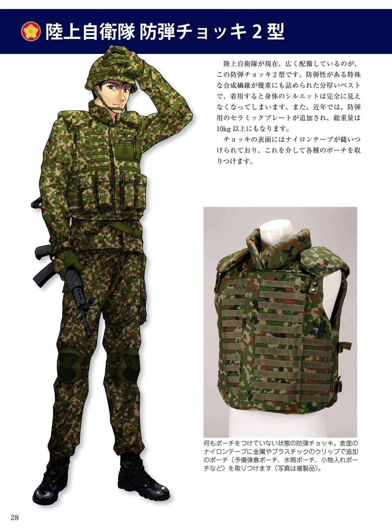 How to draw military uniforms and uniforms From Self-Defense Forces 軍服・制服の描き方 アメリカ軍・自衛隊の制服から戦闘服まで 31