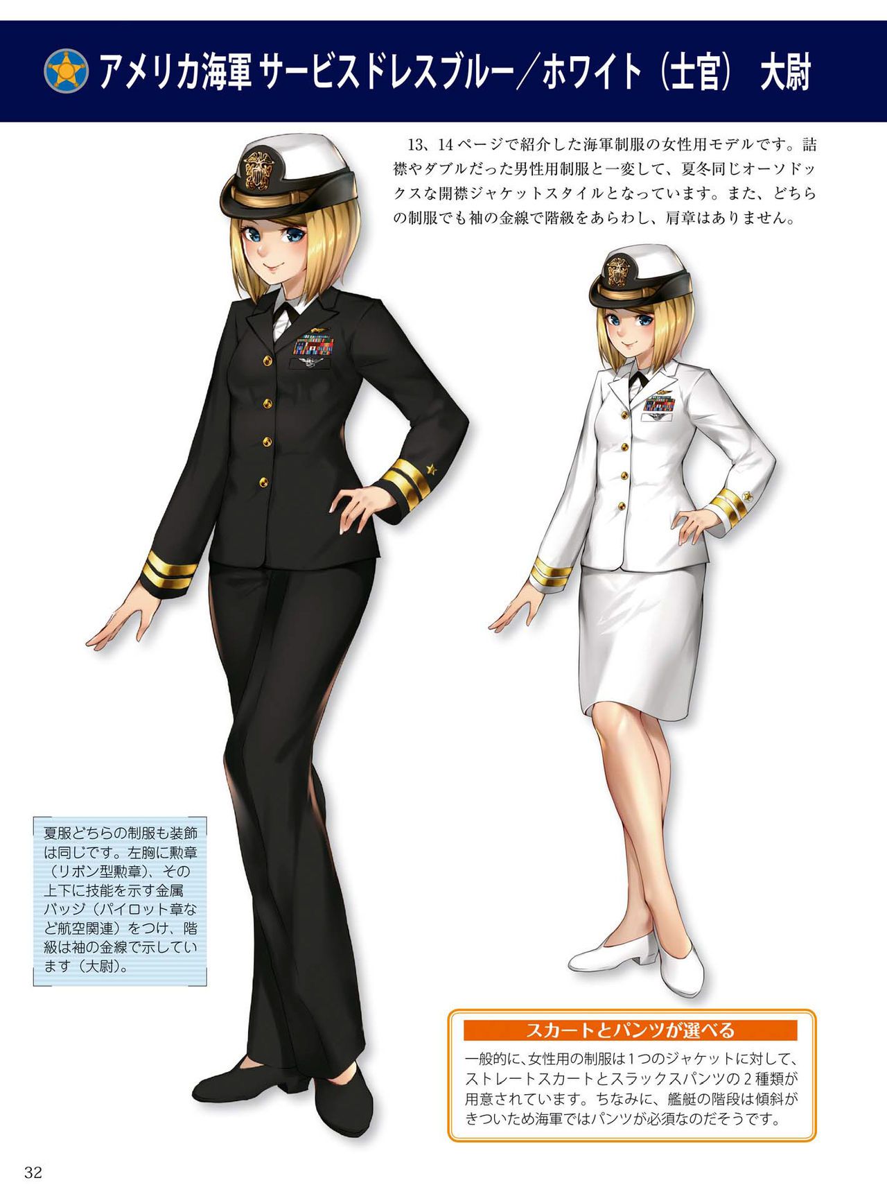 How to draw military uniforms and uniforms From Self-Defense Forces 軍服・制服の描き方 アメリカ軍・自衛隊の制服から戦闘服まで 35