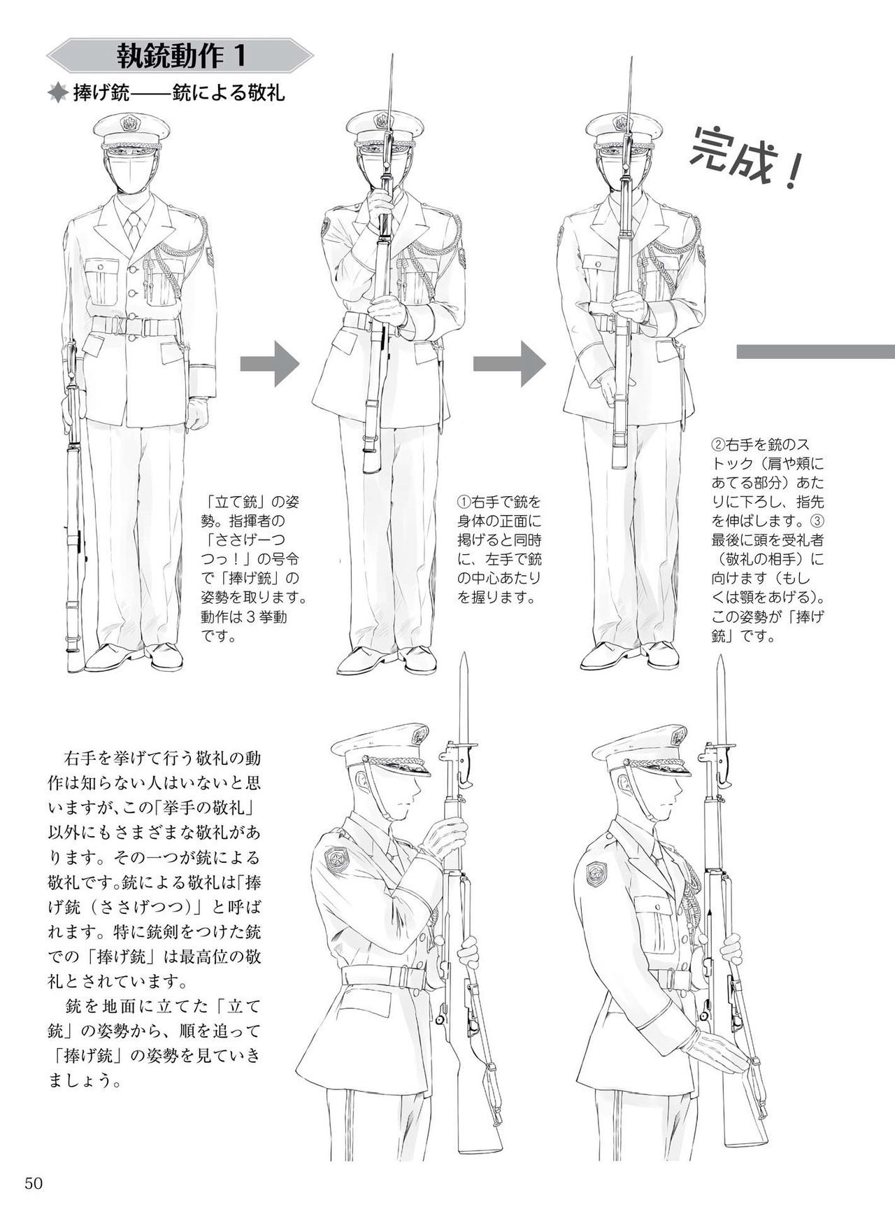 How to draw military uniforms and uniforms From Self-Defense Forces 軍服・制服の描き方 アメリカ軍・自衛隊の制服から戦闘服まで 53