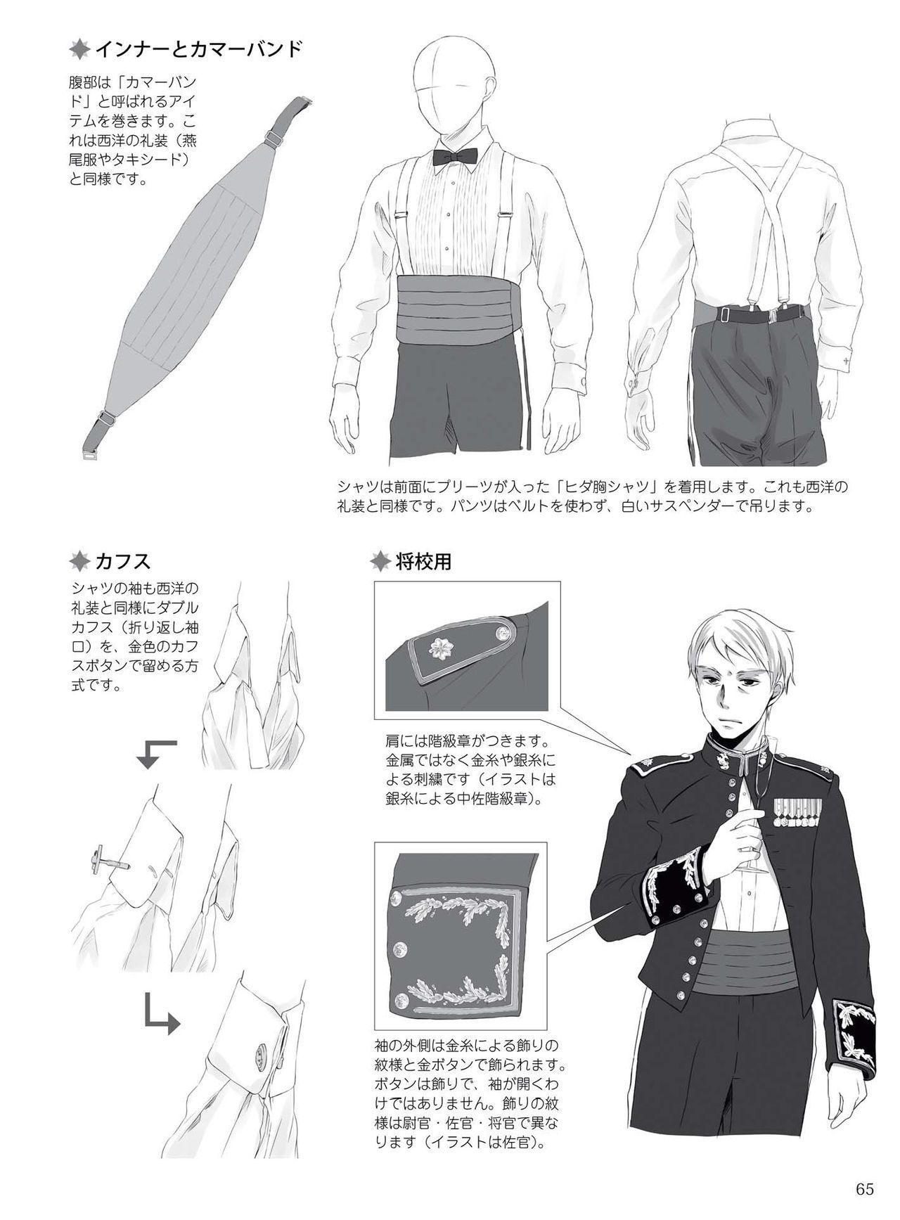 How to draw military uniforms and uniforms From Self-Defense Forces 軍服・制服の描き方 アメリカ軍・自衛隊の制服から戦闘服まで 68