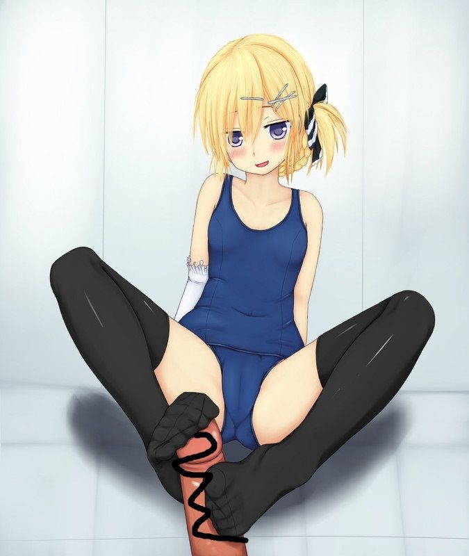 I want to be a footjom with my feet! 2D erotic image for such de M transformation 29